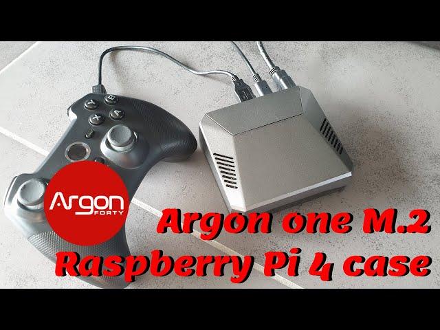 Argon ONE M.2 Case for Raspberry Pi 4 - Unboxing & Installing RetroPie to the SSD