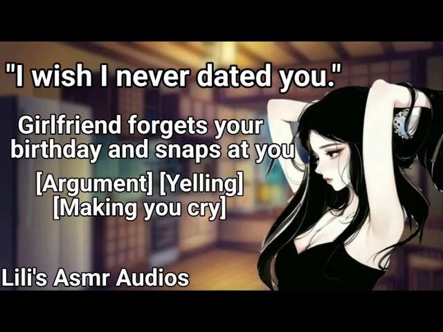 Girlfriend forgets your birthday and snaps at you | Girlfriend Rp | [Argument][Yelling] | F4A