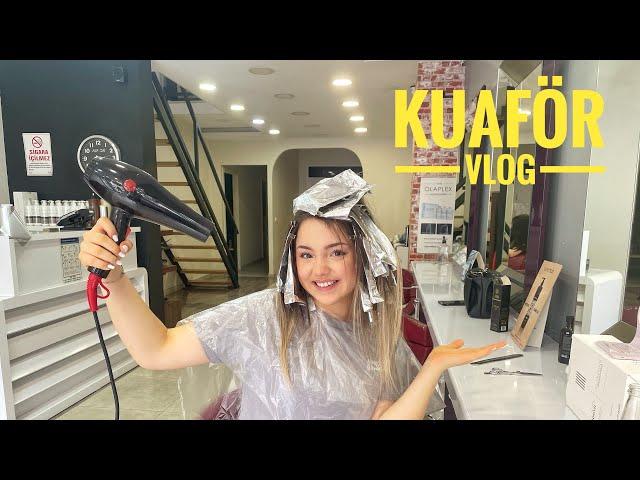 SAÇ RENGİMİ MODELİMİ DEĞİŞTİRDİM VLOG