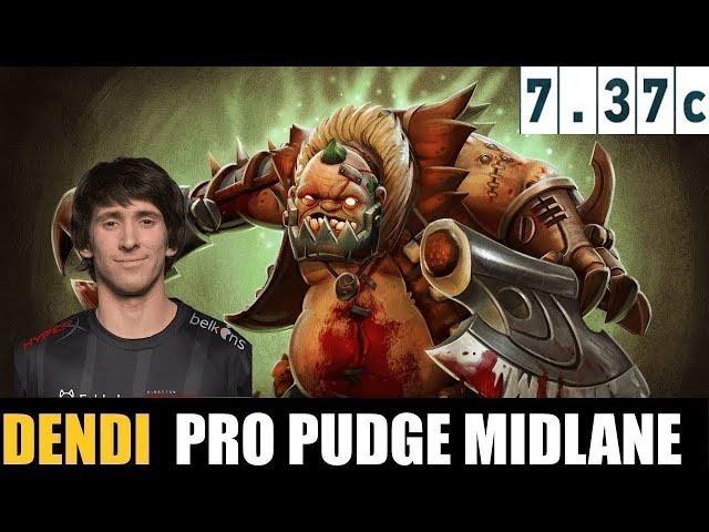  DENDI [PUDGE] MID 7.37C - DOTA 2 HIGHEST MMR MATCH#dota2   #dota2gameplay  #dendi