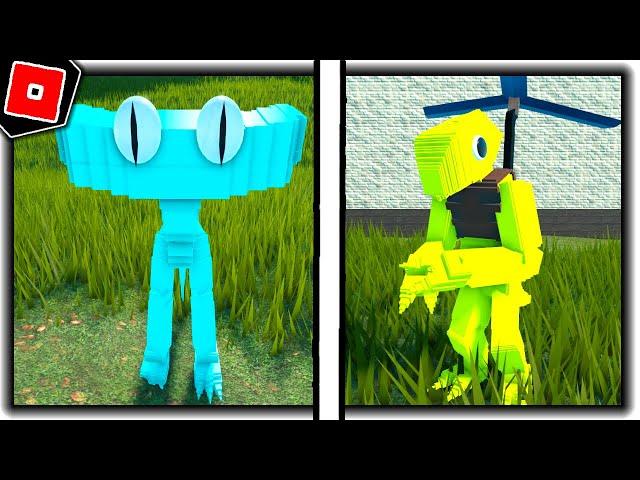 How to get THE RAINBOW FRIENDS BADGE + CYAN and YELLOW MORPHS in COOL FNF RP - Roblox