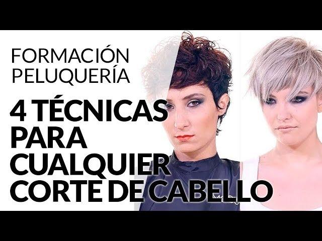 4 TÉCNICAS PARA CUALQUIER CORTE DE CABELLO ▷ EXPLICADAS PASO A PASO