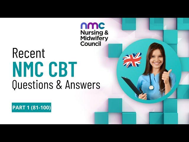 NMC CBT Mock Test 1 (81-100) MCQs Sample Questions Recent CBT Test