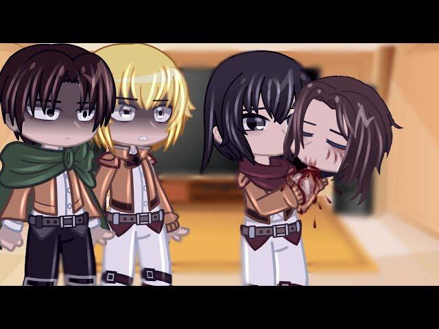 Past Attack On Titan React To Eren's Future // AOT // Gacha Club