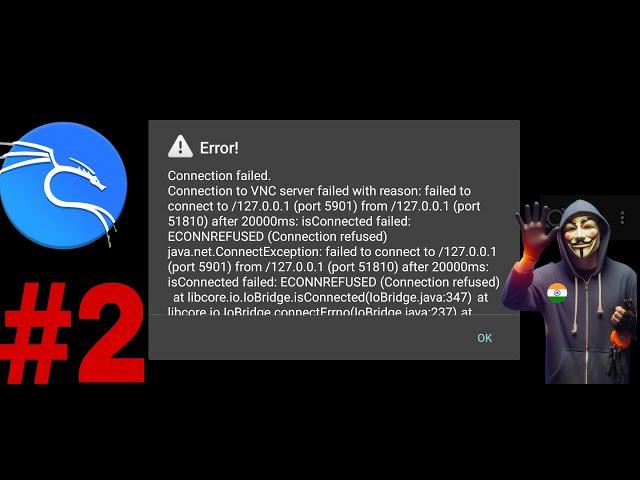 How to Fix connection failed error in Kali Nethunter Kex