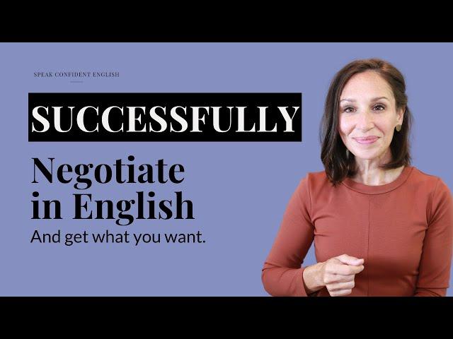 How to Successfully Negotiate in English | 4 Tips + 20 Essential Phrases