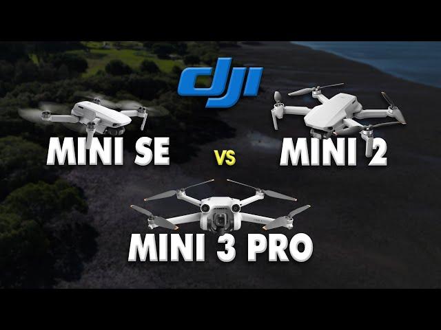 Mini 3 Pro vs Mini 2 vs Mini SE - DJI Mini Drone Comparison | DansTube.TV