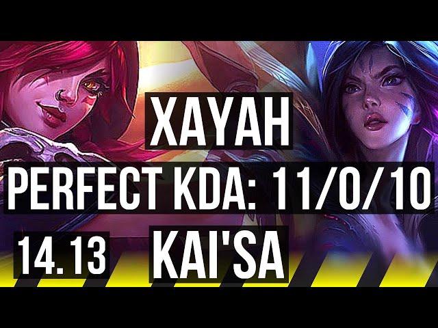 XAYAH & Thresh vs KAI'SA & Nautilus (ADC) | 11/0/10, Legendary | VN Grandmaster | 14.13