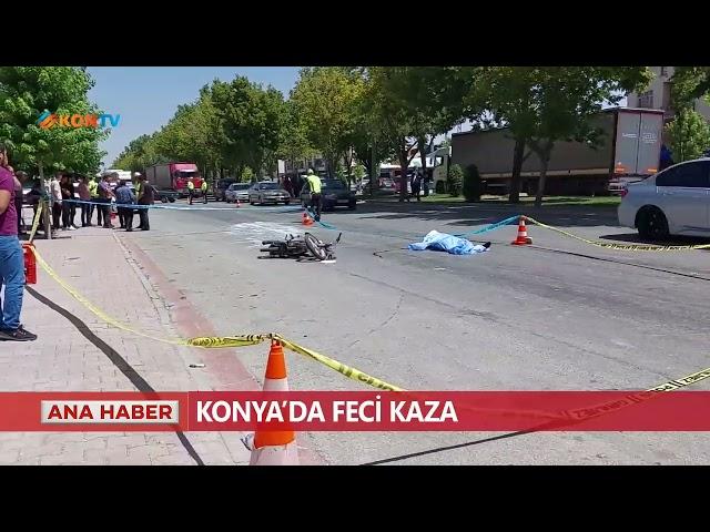 Konya'da feci kaza