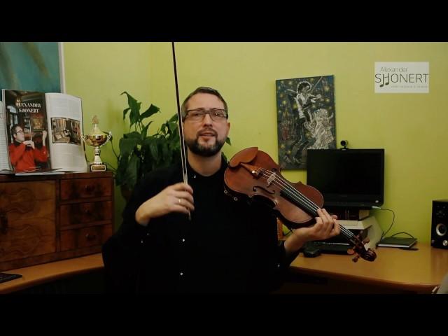 A.Shonert: Special Violin Exercises "How to Master Firm Staccato Up and Down"