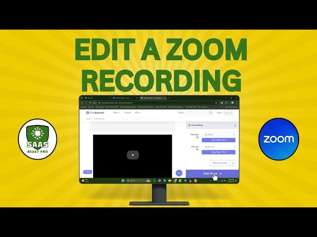 How to Edit a Zoom Recording