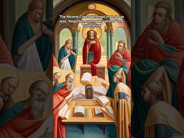 The First Council of Nicaea: Formulating the Nicene Creed and Defining Christian Orthodoxy #shorts
