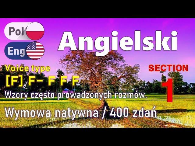 Angielski / Type [F] F- F F F 01/ Kluczowe wzory rozmów w życiu codziennym. / Nauka podczas snu