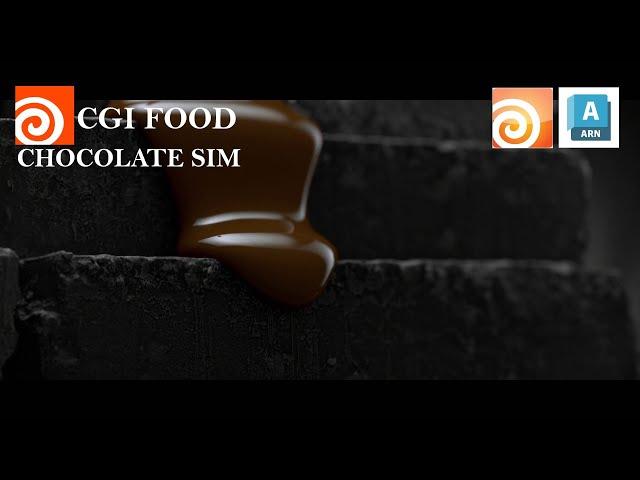 Houdini Tabletop chocolate flip Simulation Rnd (Project Files Included)