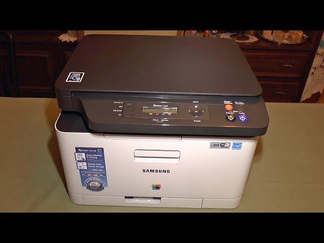 Samsung C480 Color Laser Printer Setup and Demo