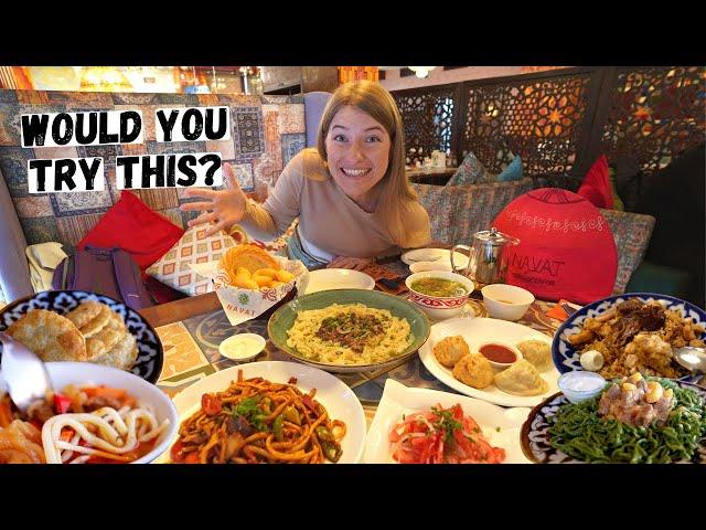 HUGE CENTRAL ASIAN FOOD TOUR in Bishkek, Kyrgyzstan | MUST TRY!