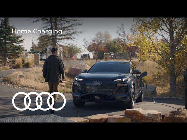 Audi Tech Tutorial: Q6 e-tron | Home Charging