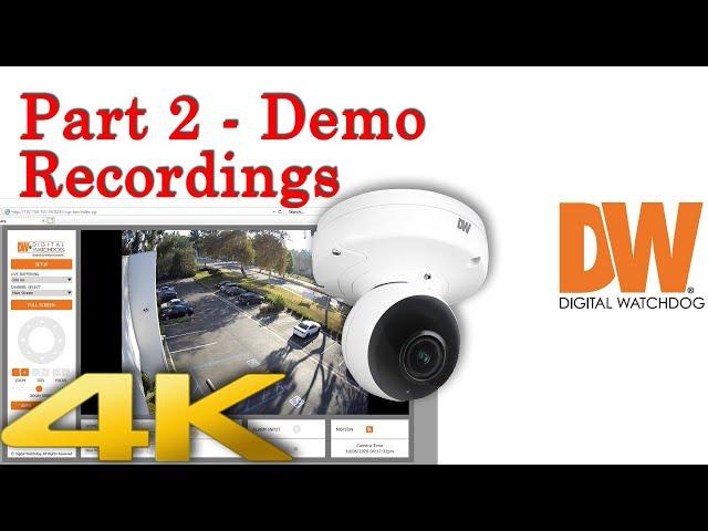 Part 2 Digital Watchdog 4K Camera Review - DW MEGApix  DWC-MVD8WiATW - Part 1 Unboxing & set up