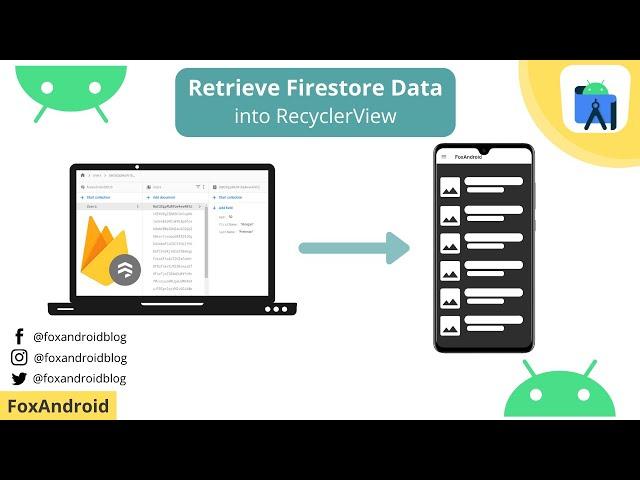 Firestore Data to Recyclerview | How to Retrieve Firestore data into Recyclerview | Android Studio