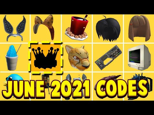 ALL NEW JUNE 2021 ROBLOX PROMO CODES! New Promo Code Working Free Items EVENTS (Not Expired)