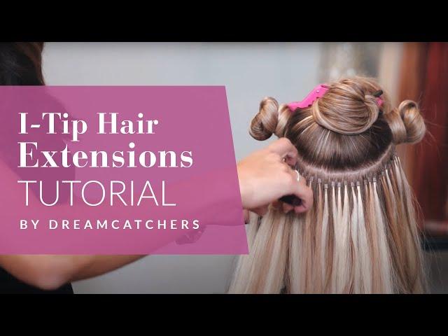 I-tip Hair Extensions Tutorial -  Full Install by DreamCatchers Head Educator Dorothy