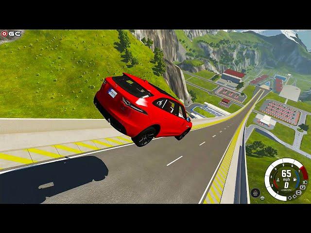 Epic High Speed Jumps #1 BeamNG Drive O Game Channel