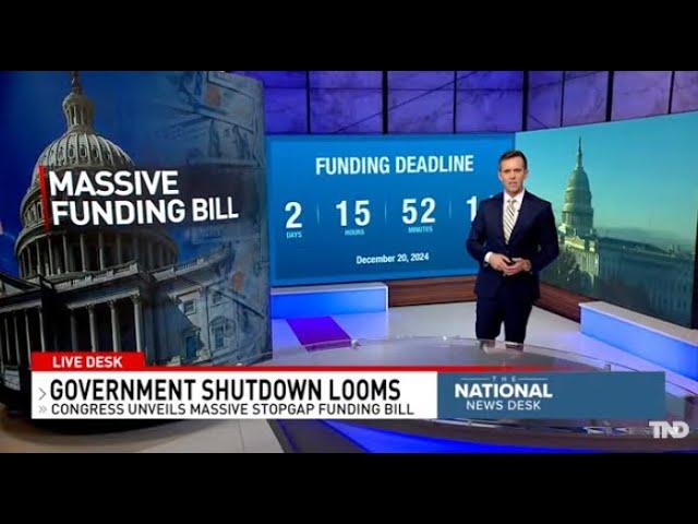 Government shutdown looms without congressional deal on spending bill