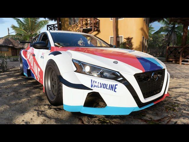 FORSBERRG  RACING .NISSAN ALTIMANIAC .2021 - /FORZA HORIZON 5 GAMEPLAY / STEERING WHEEL PXN V10