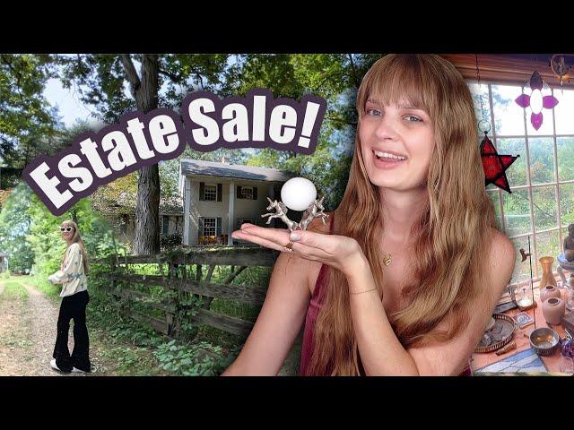 Estate Sale Shopping at a Witch’s House! + Full Trinket Haul