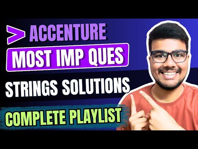 Most Asked Strings Questions in Accenture