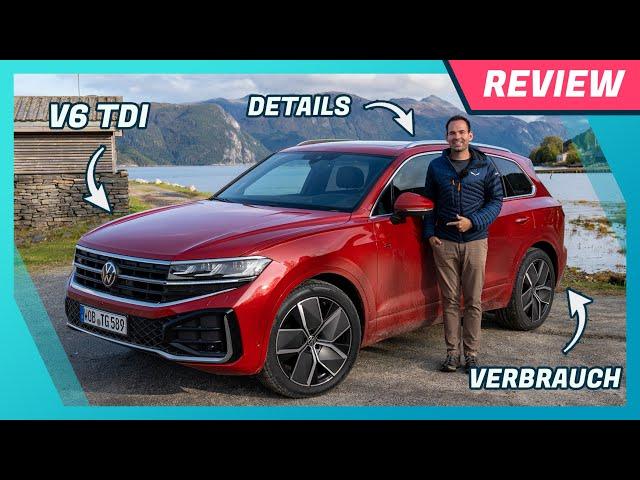 VW Touareg (2023) Facelift im Test: V6 TDI & Verbrauch, Infotainment Discover Pro Max & Bedienung