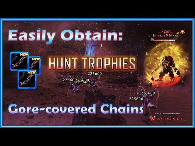 HOW to Easily Acquire Mane Hunt Trophies on a Competitive Live Server [OUTDATED] Mod 19 Neverwinter