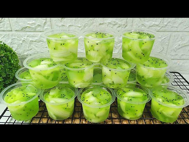 Terlalu Enak‼️ Puding Melon Kelapa Muda || Resep Kelapa Muda kw || Ide Jualan dan Isian Snack Box