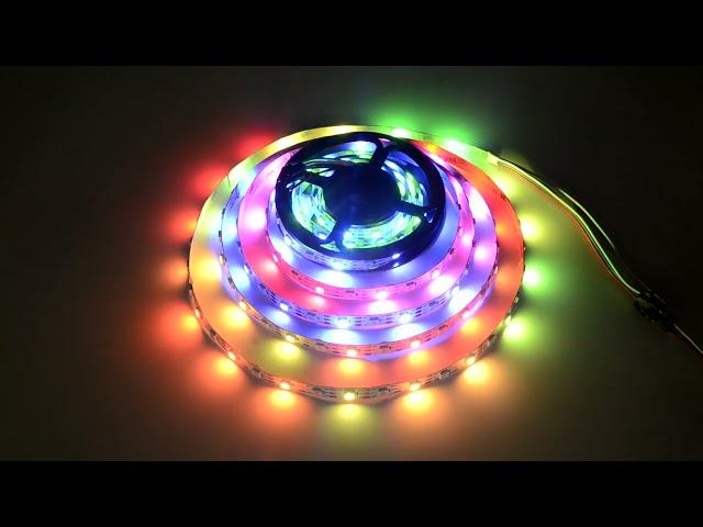 WS2812B 60LEDs RGB Addressable LED Strip Light