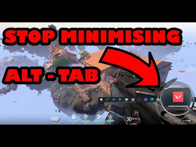 Stop Full screen Games From Minimising 2020 ! When using 2 monitors or alt tab !!