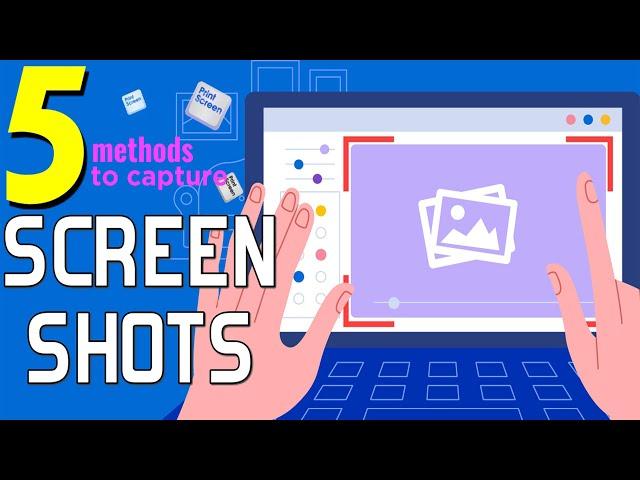 5 DIFFERENT WAYS TO CAPTURE SCREENSHOTS IN WINDOWS 10 | Screen Capture Keyboard Shortcuts