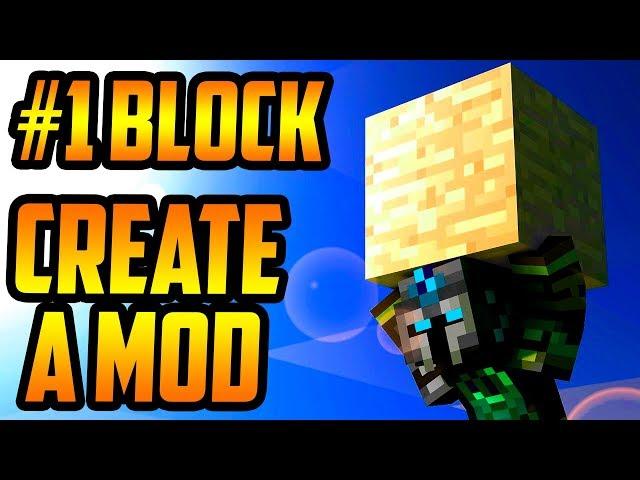 Minecraft How To Make A Mod With MCreator (Without Coding) Block Tutorial