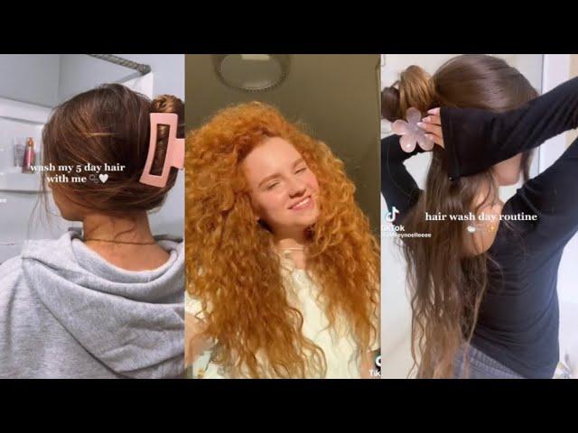 Hair Wash Day  TikTok Compilation 