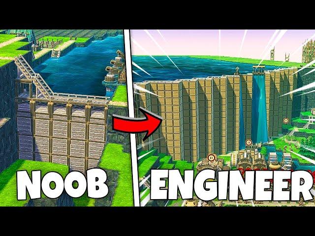 Engineering the WORLD'S LARGEST DAM in Timberborn!