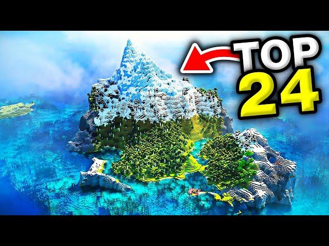 TOP 24 BEST NEW SEEDS For MINECRAFT 1.21! (Minecraft Bedrock Edition Seeds)