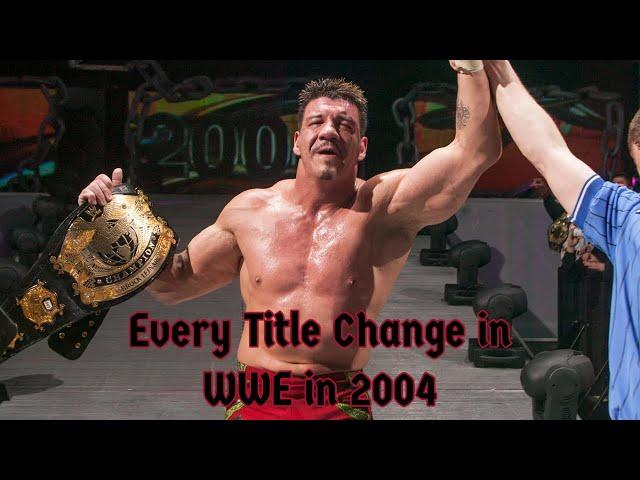 Every Title Change in WWE in 2004