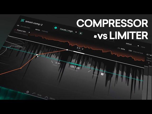 Limiter vs Compressor Explained by a VST Engineer