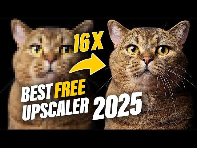 Best 3 FREE Image Upscalers in 2025 + Comparison!