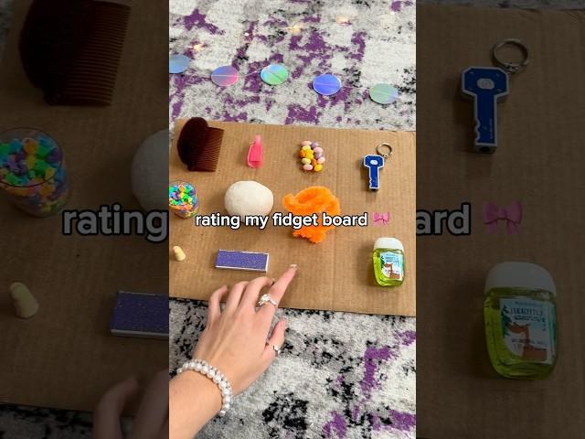 DIY FIDGET BOARD ASMR!  *super satisfying sensory ASMR craft rating*