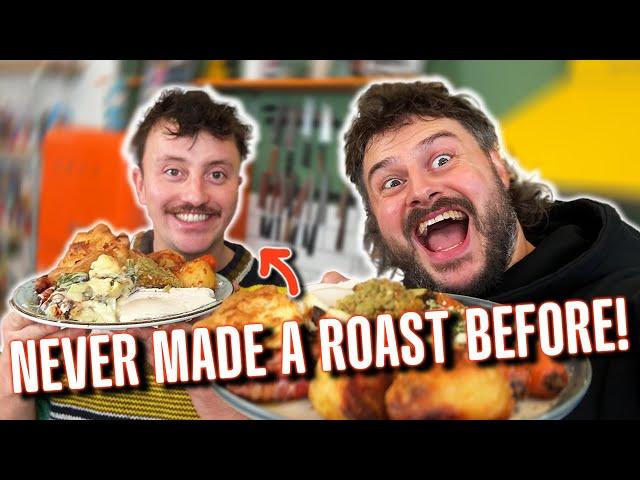 I Cooked a Christmas Dinner with a TOTAL Beginner!