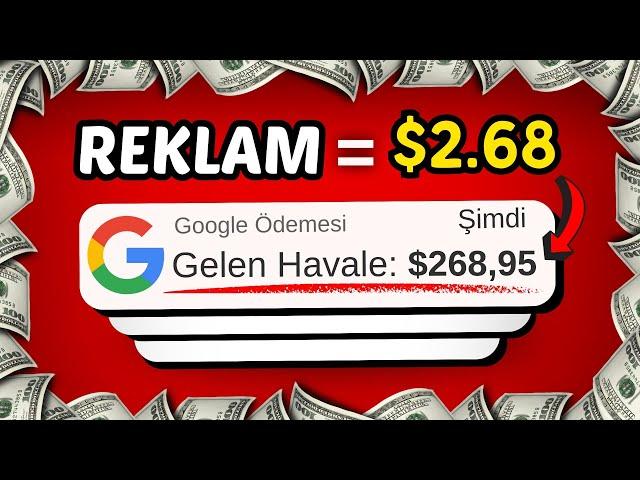 GOOGLE REKLAMLARI İZLEYEREK DAKİKADA $2.68 PARA KAZAN!  Reklam İzleyerek Para Kazanma