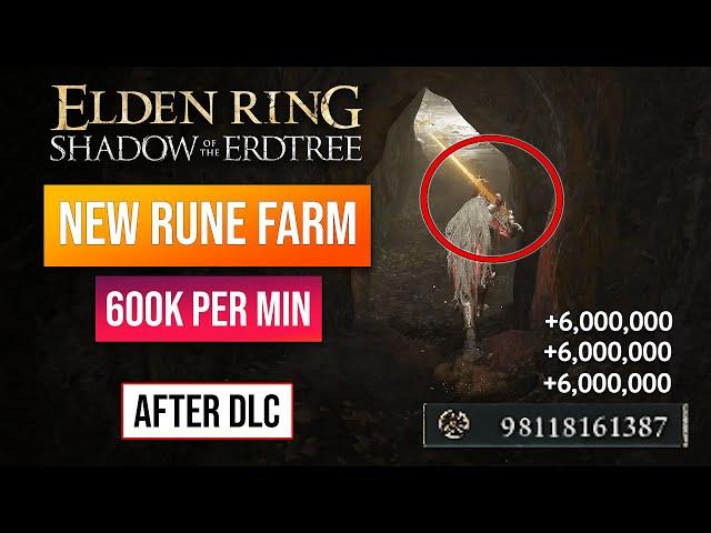 Elden Ring Rune Farm | Unlimited Rune Glitch After DLC! 600K Runes Per Minute!