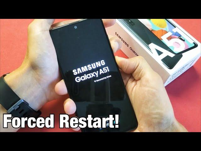 Galaxy A51: How to Force a Restart (Forced Restart)