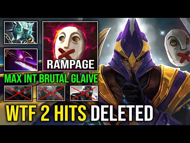 WTF 2 Hits Deleted Max INT Unlimited Glaive Brutal Carry Hit Like a Truck Silencer Dota 2