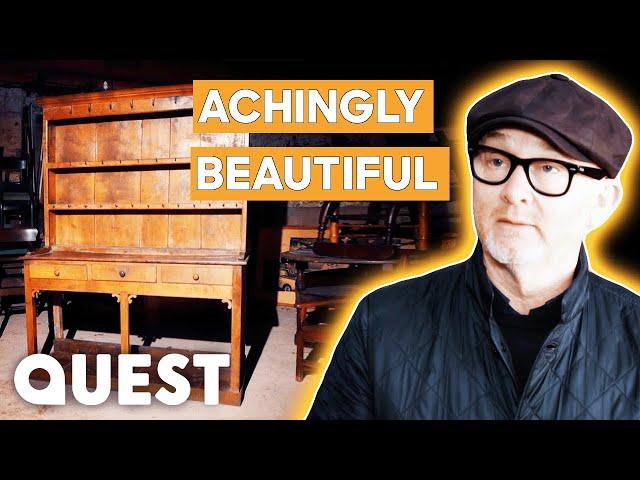 Drew Excitedly Uncovers A 200-Year-Old English Fruitwood Dresser | Salvage Hunters